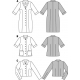 Střih Burda číslo 6760 košilové šaty, košile, krátké sako