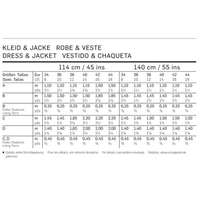 Střih Burda číslo 6773 pouzdrové šaty, bolerko, krátké sako
