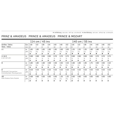 Střih Burda číslo 2461 kostým princ, Mozart