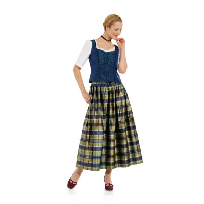 Střih Burda číslo 7870 krojová sukně, krojová zástěrka, krojová halenka