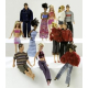 Střih Burda číslo 8576 oblečky pro panenky (barbie)