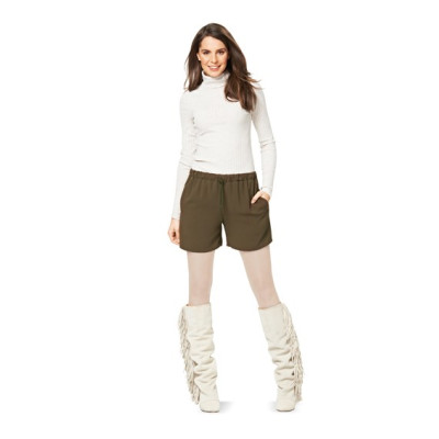 Střih Burda číslo 6735 široké kalhoty, šortky