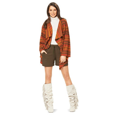 Střih Burda číslo 6735 široké kalhoty, šortky