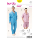 Střih Burda číslo 6741 pánské pyžamo
