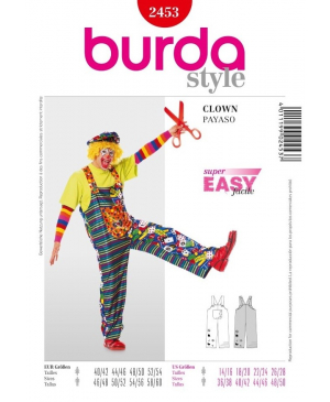Střih Burda číslo 2453 klaun