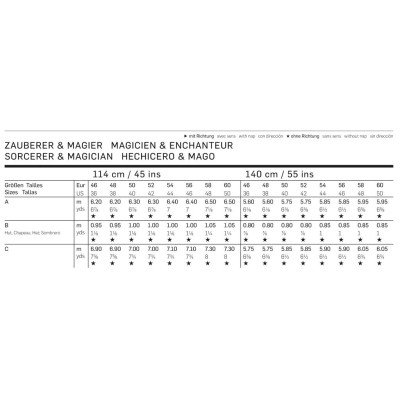 Střih Burda číslo 2483 čaroděj, Gandalf, mág