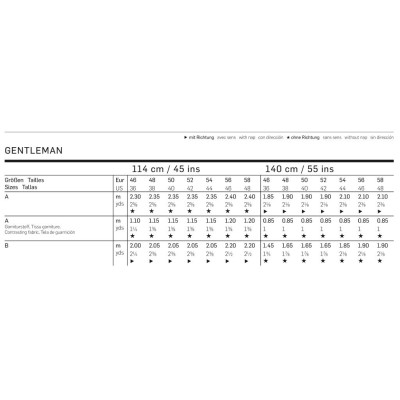 Střih Burda číslo 2530 gentleman, frak