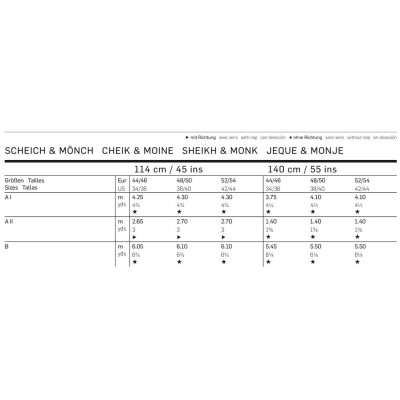 Střih Burda číslo 2822 šejk, mnich, kaftan, kutna