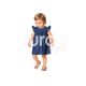 Střih Burda číslo 9358 dětské áčkové propínací šaty, halenka, kalhotky