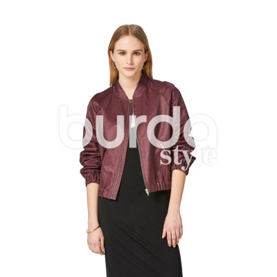 Střih Burda číslo 6478 bomber, bunda s kapucí