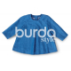 Střih Burda číslo 9348 dětské áčkové šaty, tunika, kalhoty