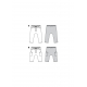 Střih Burda číslo 9342 dětské tepláky s nízkým sedem, kalhoty