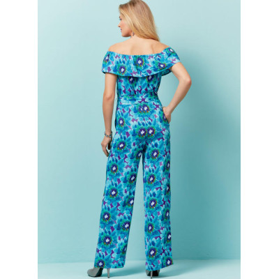 Střih Butterick 6566 overal, šaty