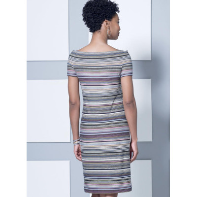 Střih Butterick 6495 overal, šaty, tričko, kardigan, kalhoty