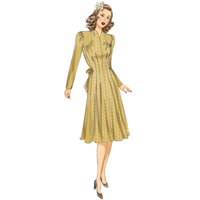 Střih Butterick 6485 Retro šaty