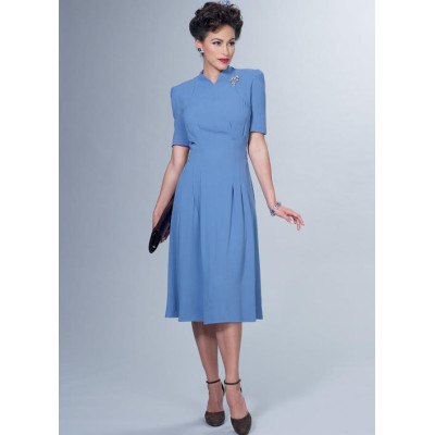 Střih Butterick 6485 Retro šaty