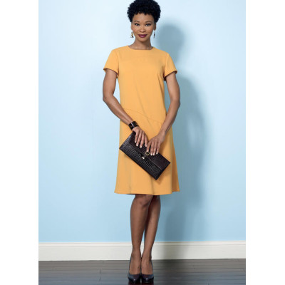 Střih Butterick 6480 áčkové šaty