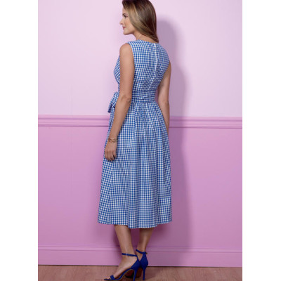 Střih Butterick 6446 zavinovací šaty, letní šaty