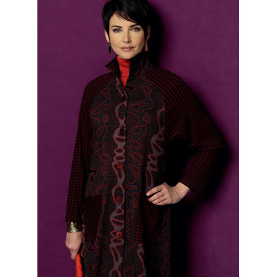 Střih Butterick 6254 kabát, kabátové šaty