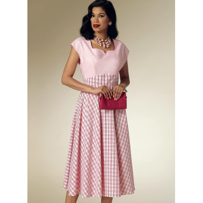 Střih Butterick 6212 Retro zavinovací šaty