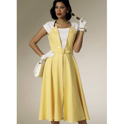 Střih Butterick 6211 Retro šaty