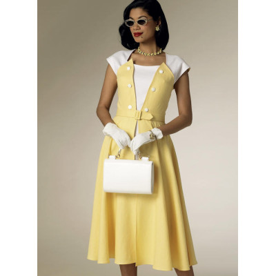 Střih Butterick 6211 Retro šaty