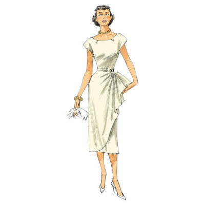 Střih Butterick 5880 Retro pouzdrové šaty