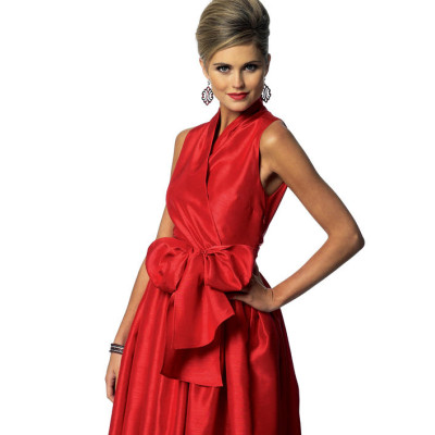 Střih Butterick 5850 koktejlové šaty, krátké plesové šaty