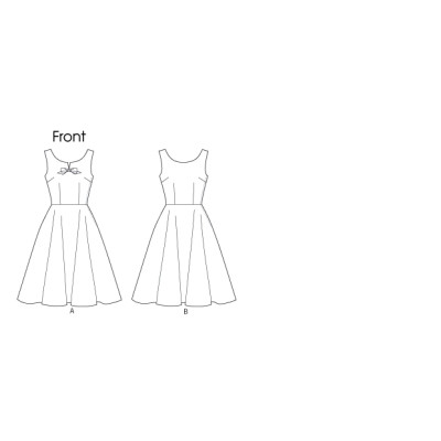 Střih Butterick 5748 Retro šaty