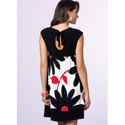 Střih Butterick 5456 tričkové šaty, maxi šaty