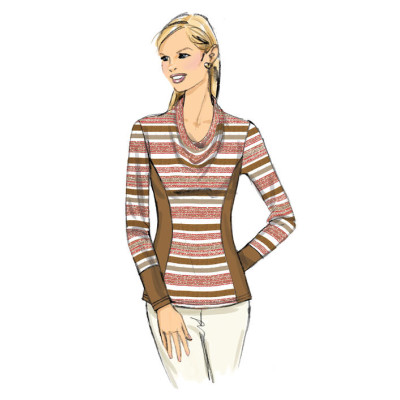 Střih Butterick 6517 zavinovací top