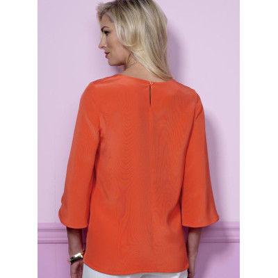 Střih Butterick 6456 halenka (4 varianty)