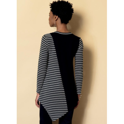 Střih Butterick 6377 tričko s dlouhým rukávem, rolák