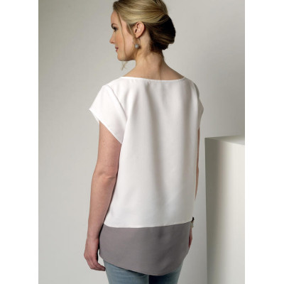 Střih Butterick 6214 volné tričko, tílko