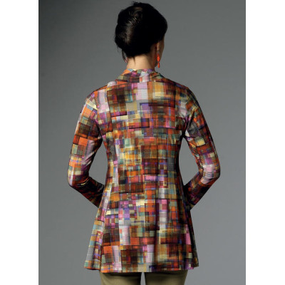 Střih Butterick 6136 tričko s dlouhým rukávem