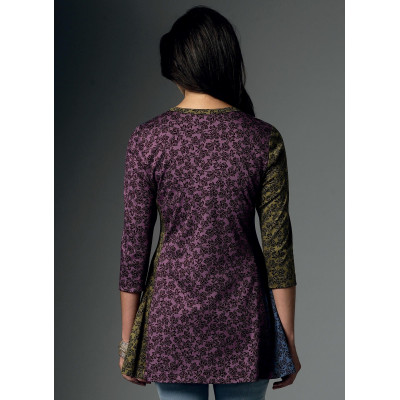 Střih Butterick 6136 tričko s dlouhým rukávem