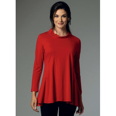 Střih Butterick 6136 tričko s dlouhým rukávem