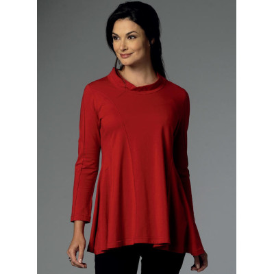 Střih Butterick 6136 tričko s dlouhým rukávem