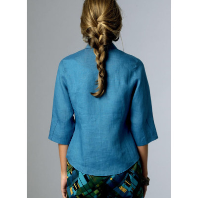 Střih Butterick 6026 košile, košile bez rukávů