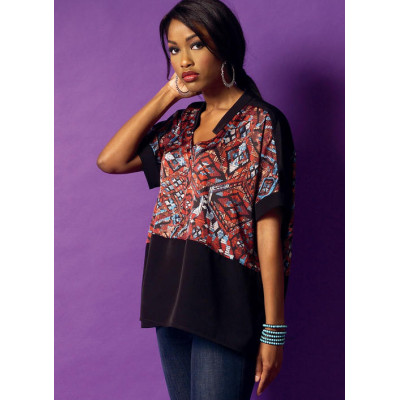 Střih Butterick 5955 volné tričko