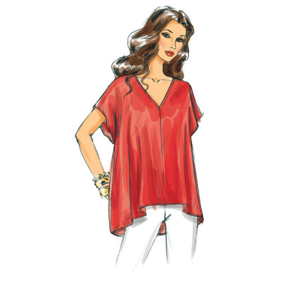 Střih Butterick 5955 volné tričko