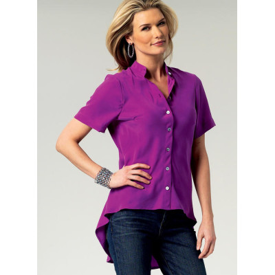 Střih Butterick 5786 košile (4 varianty)