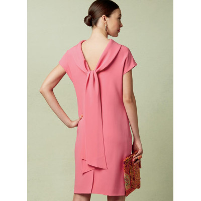 Střih Vogue 1544 rovné šaty se šálovým límcem, Tom and Linda Platt