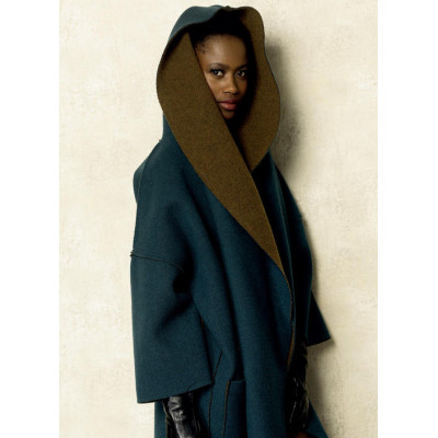 Střih Vogue 8930 zavinovací kabát