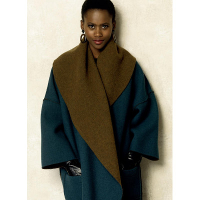 Střih Vogue 8930 zavinovací kabát