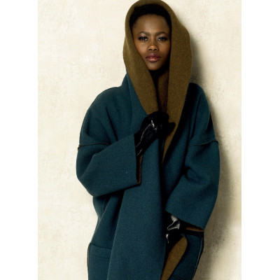 Střih Vogue 8930 zavinovací kabát