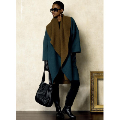 Střih Vogue 8930 zavinovací kabát