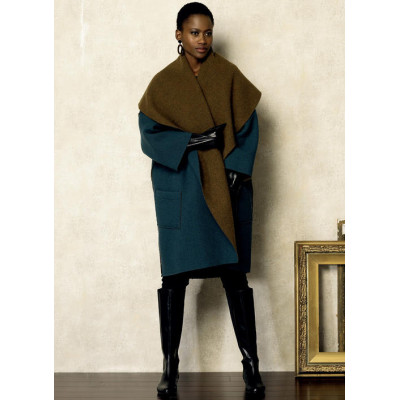 Střih Vogue 8930 zavinovací kabát