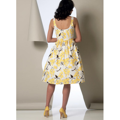 Střih Vogue 9100 šaty na ramínka