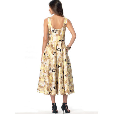 Střih Vogue 9182 propínací šaty